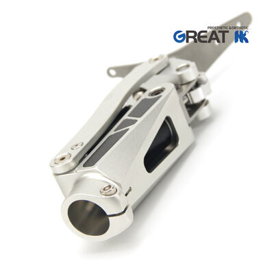 Prosthetic Geometric Lock Pneumatic Knee Joint For Disarticulation