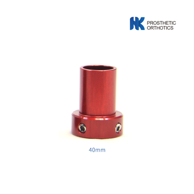 Aluminium Pediatric Prothesis Pylon Pendek Adaptor Panjang 40mm Diameter 22mm