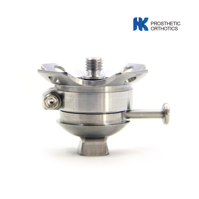 Empat Anchor Stainless Steel Protesis Shuttle Lock Dengan Piramid Adapter Untuk Di Bawah Lutut Menggunakan