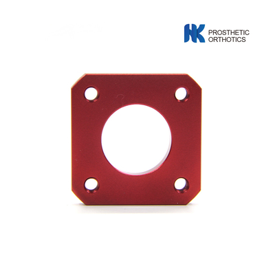 Empat lubang Pediatric Aluminium Lapisan Socket Plate